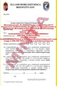 INGYENES Horgászvizsga